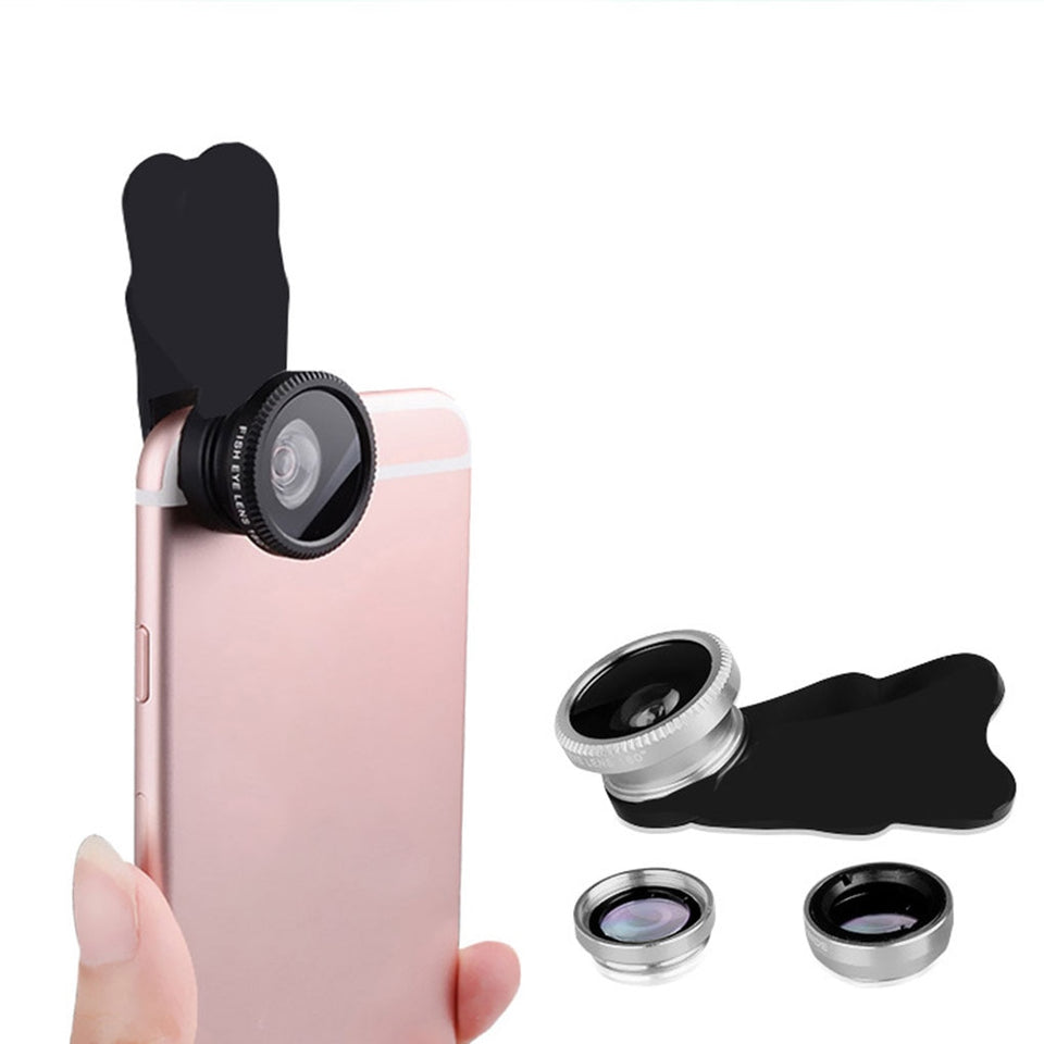 3 in 1 Mobile Phone Lenses - PetsandGadgets