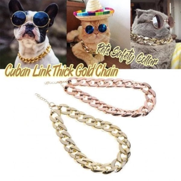 Cuban Link pets collar - PetsandGadgets