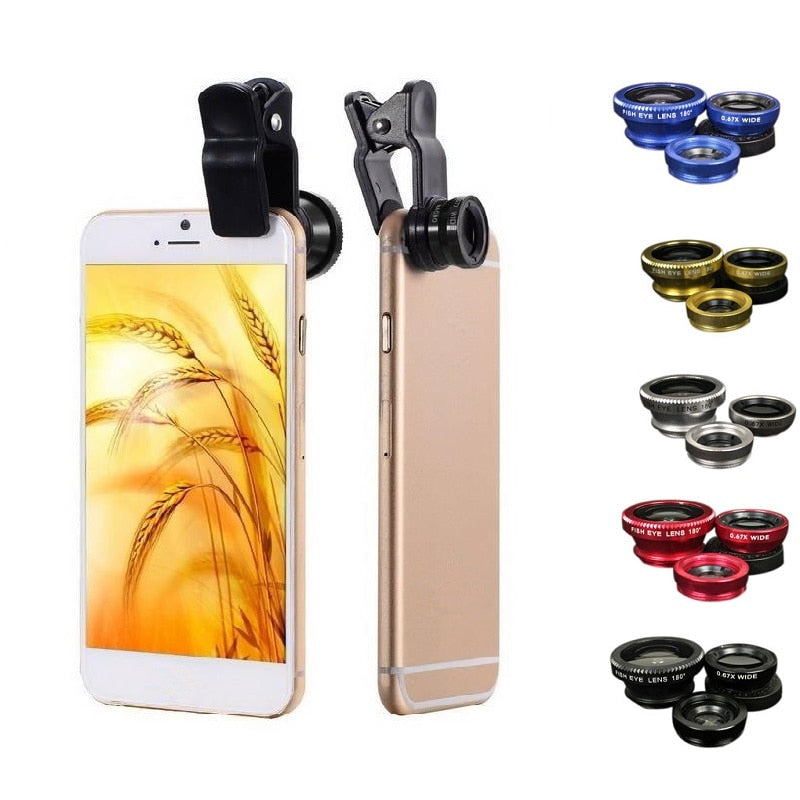 3 in 1 Mobile Phone Lenses - PetsandGadgets